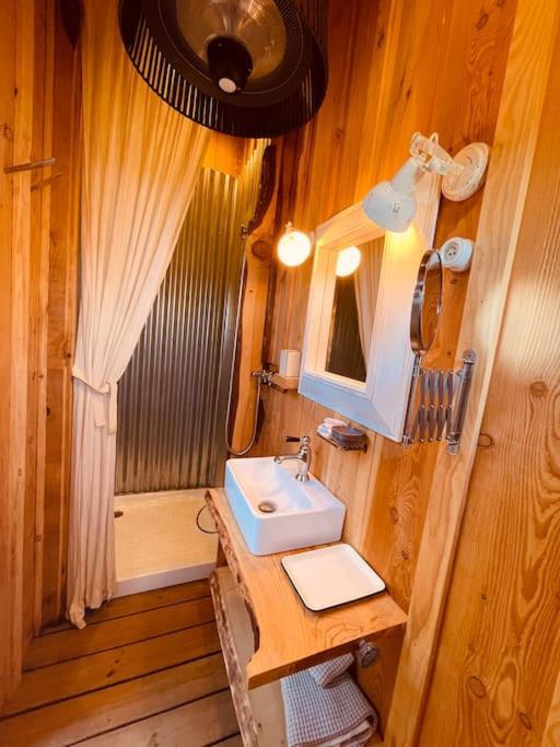 Dome Insolite Cedre Jacuzzi Et Petits Dejeuners Inclus Lagraulet-du-Gers Exterior foto