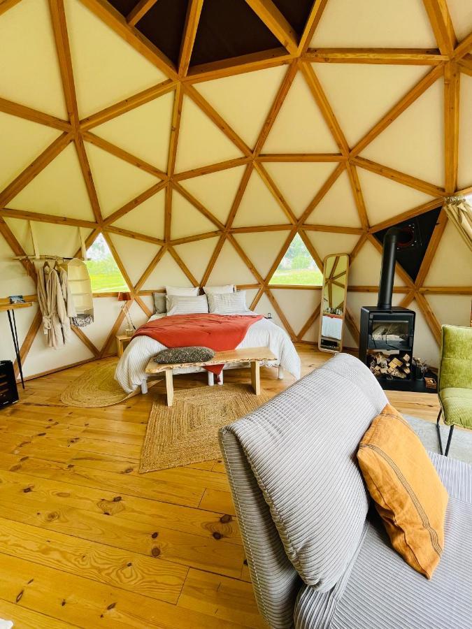 Dome Insolite Cedre Jacuzzi Et Petits Dejeuners Inclus Lagraulet-du-Gers Exterior foto